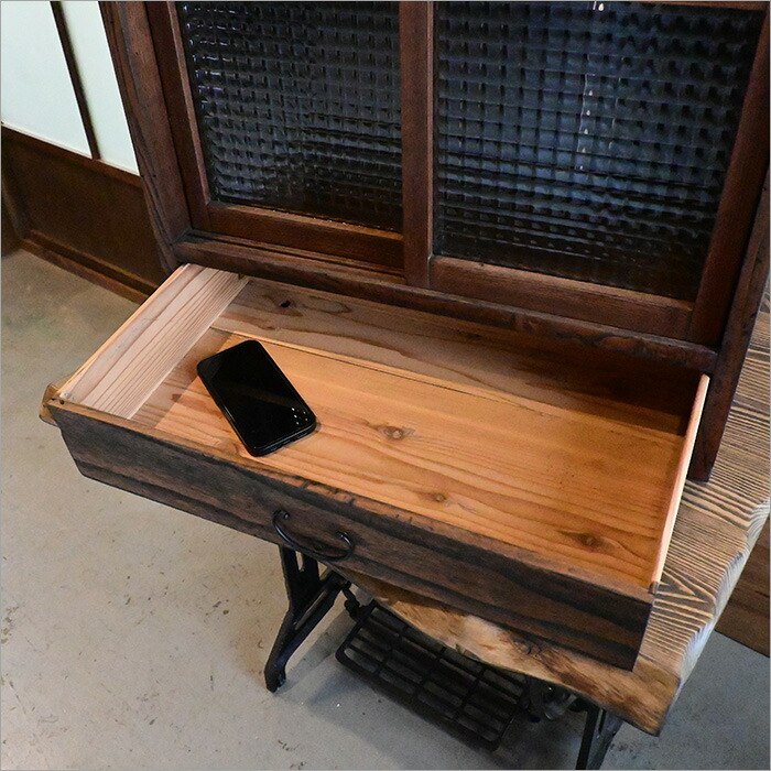 楽天市場】昭和初期 レトロガラスキャビネット 幅57cm アンティーク