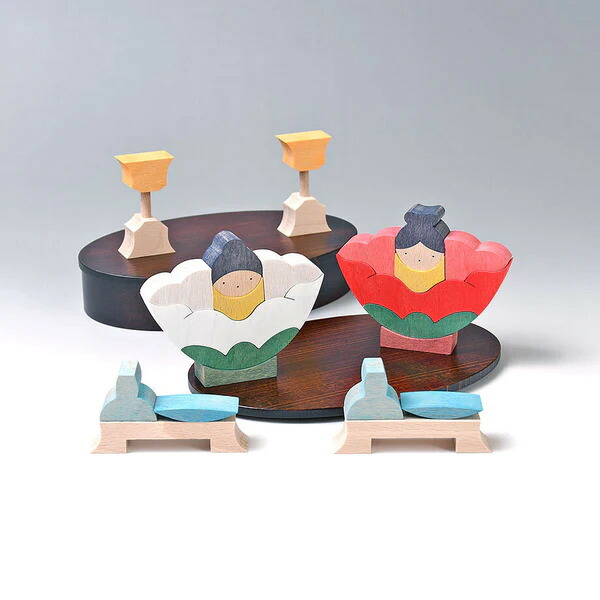 楽天市場】楕円椿雛 漆塗容器付 KH285 小黒三郎節句人形 ひな人形