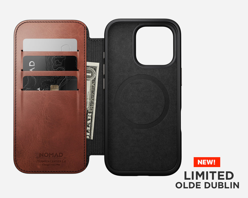 送料無料】NOMAD Modern Leather Folio