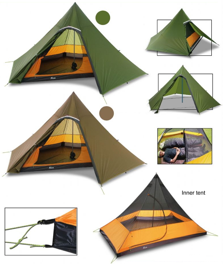 ワンポールテント、シル・ヘックスピークF6