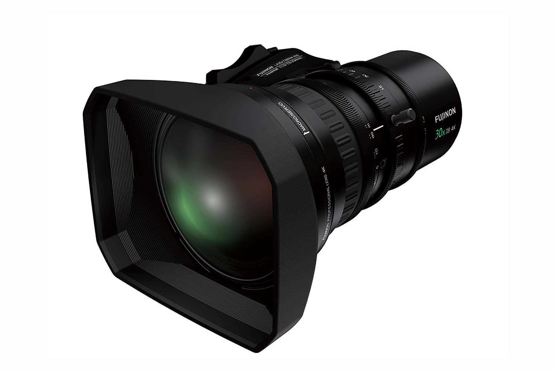 富士フイルム、4K対応の放送用ズームレンズ「FUJINON LA30x7.8BRM-XB2