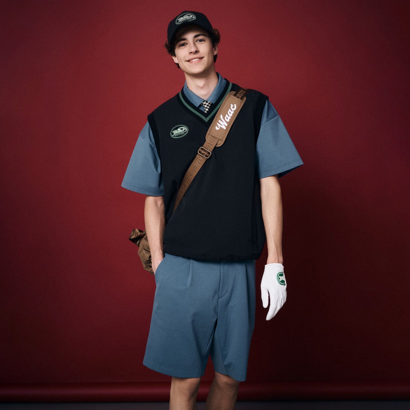 MEN ライトストレッチポンチポロシャツ アイボリー