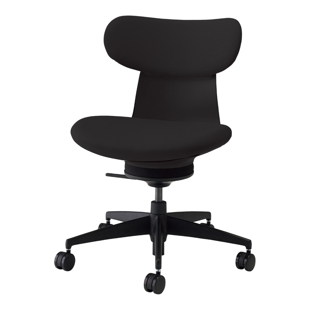 ingLIFE イングライフ／背クッションタイプ／肘なし／本体ブラック／背