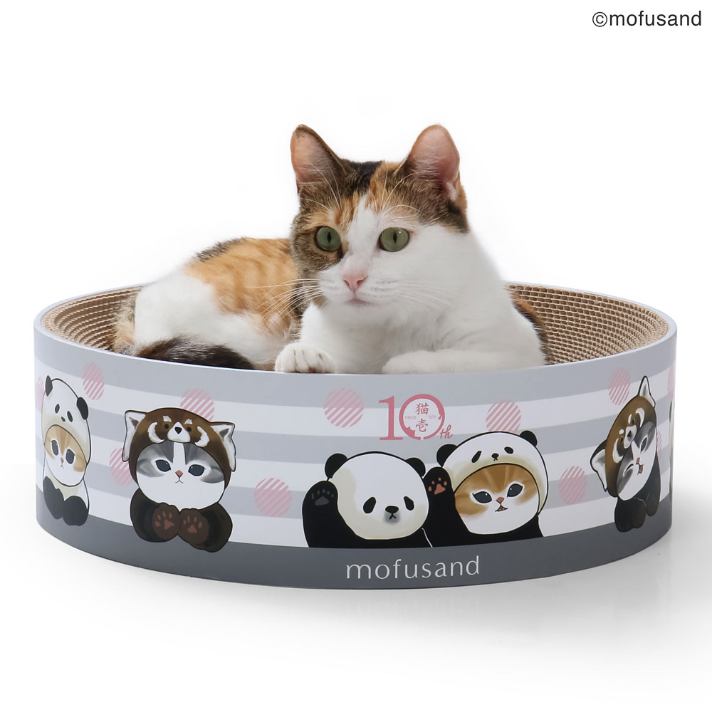 猫壱 バリバリボウル mofusand (82114) 猫用 爪とぎ モフサンド ( 猫壱