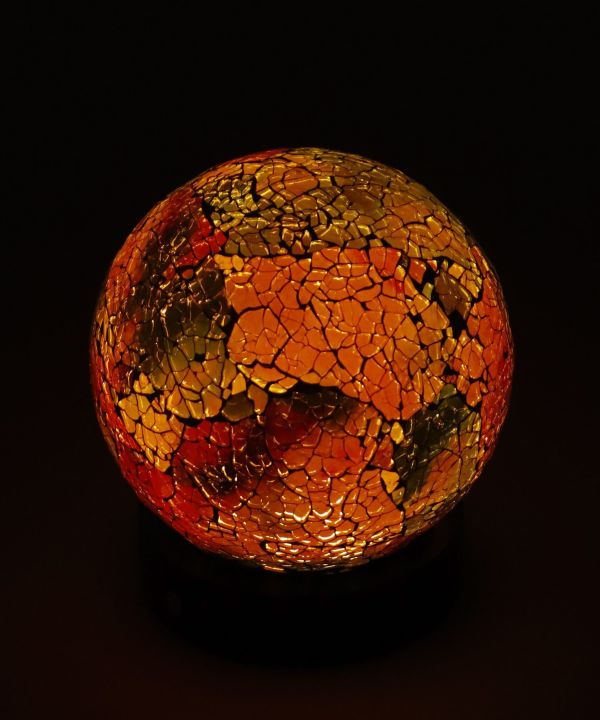 モザイクランプ【充電式LEDライト付】(ヒダマリ): 『チャイハネ』公式通販