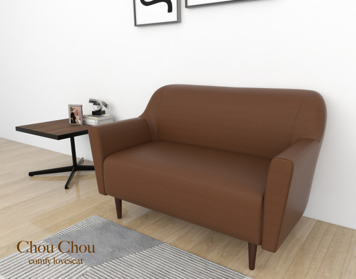 クールなフォーレザーソファ 2人掛け【Chou Chou 合皮2P】| 照明と