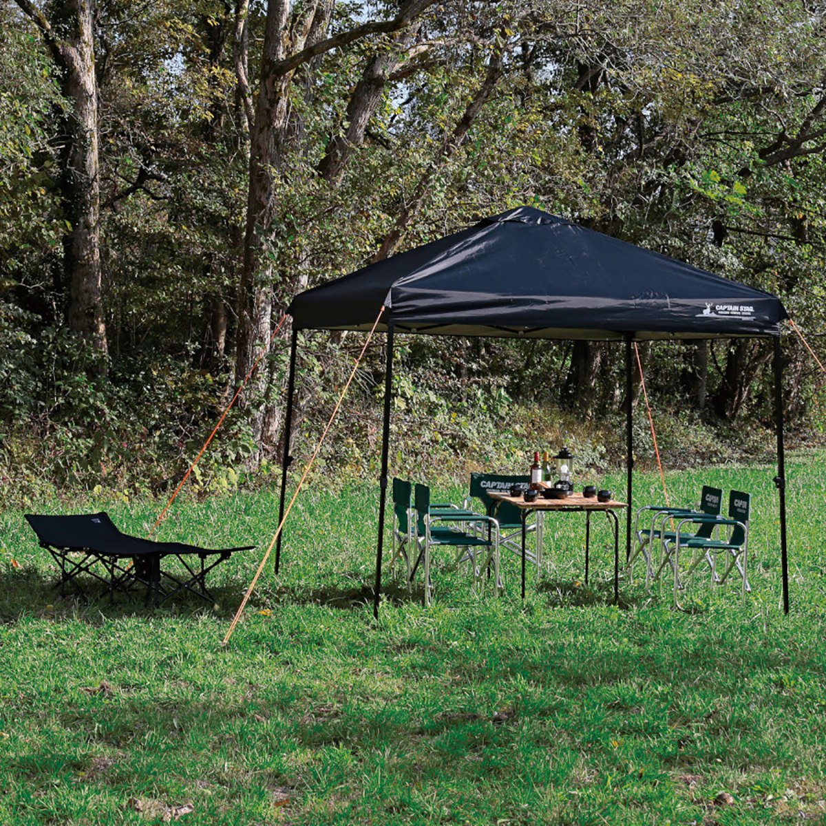 クイックシェード250UV-Sブラック(キャスターバッグ付) - アウトドア