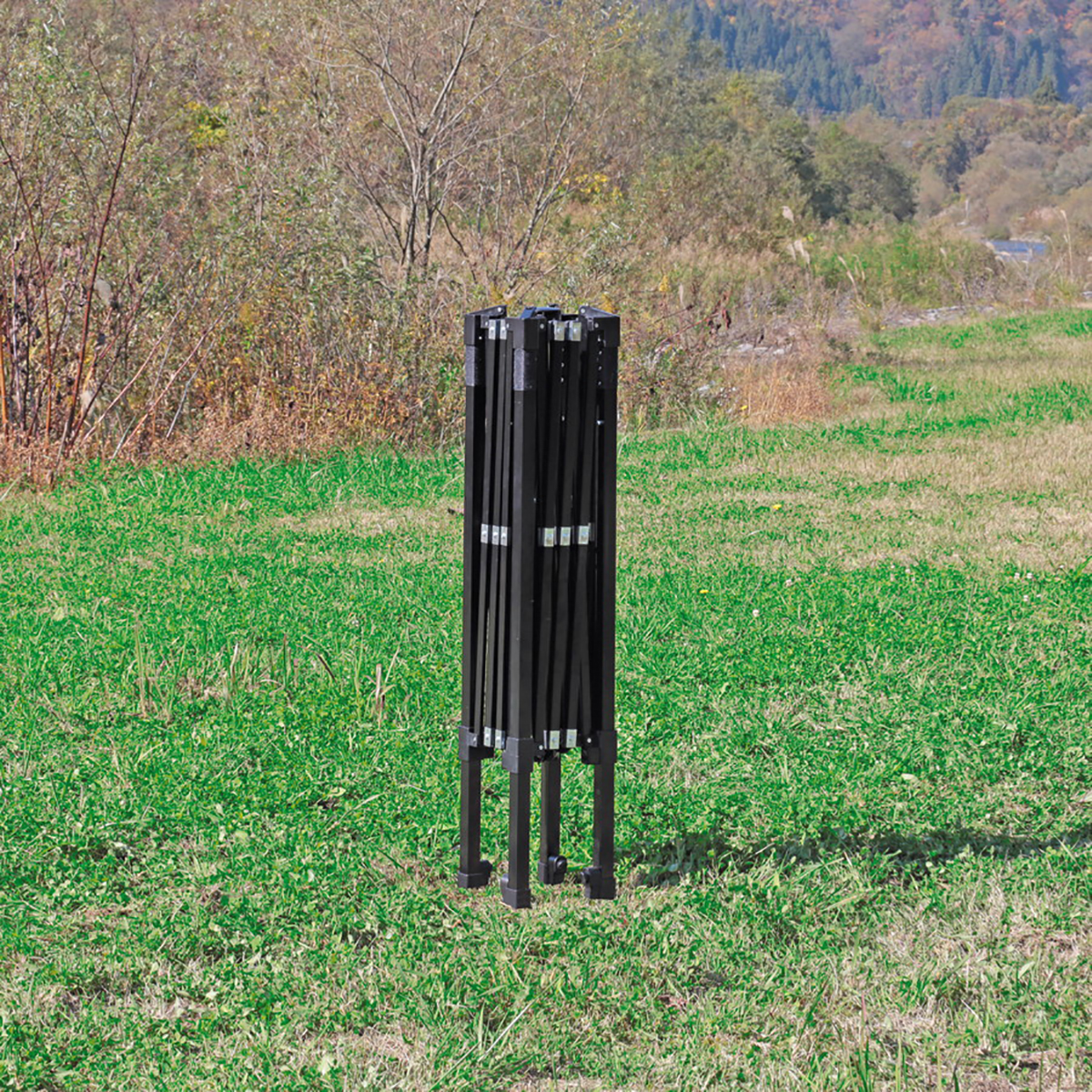 クイックシェード250UV-Sブラック(キャスターバッグ付) - アウトドア