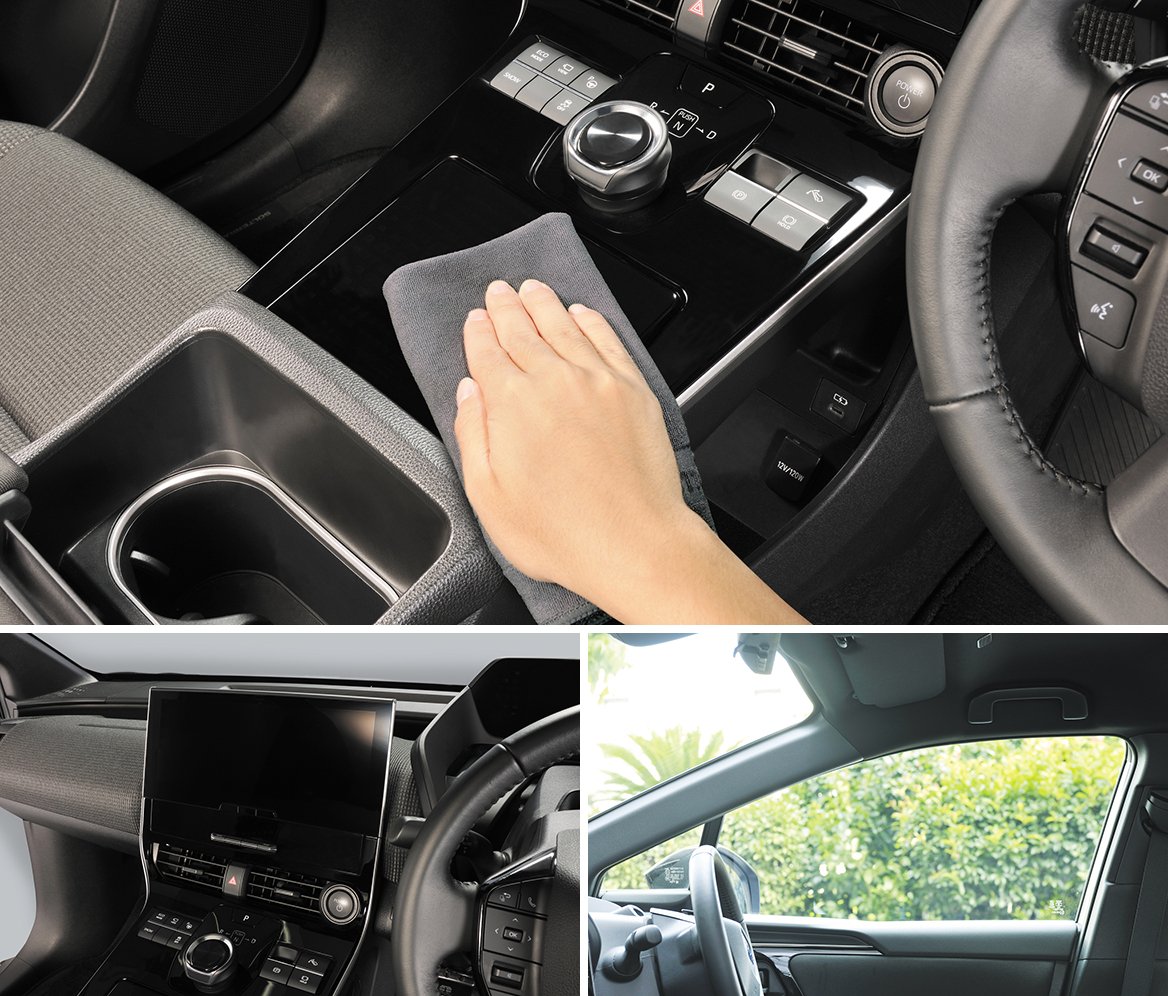 大掃除にも活躍。クリーナー・水なしで汚れをしっかり除去、内装を