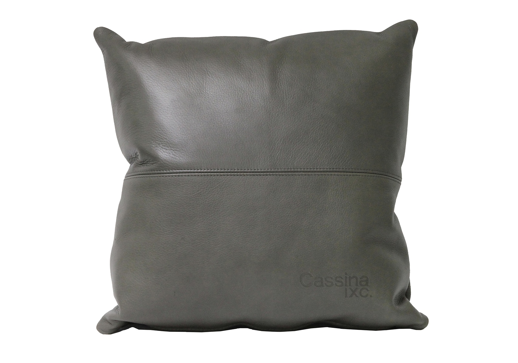 カッシーナ・イクスシー レザークッション FZ革（ロゴあり） グレー
