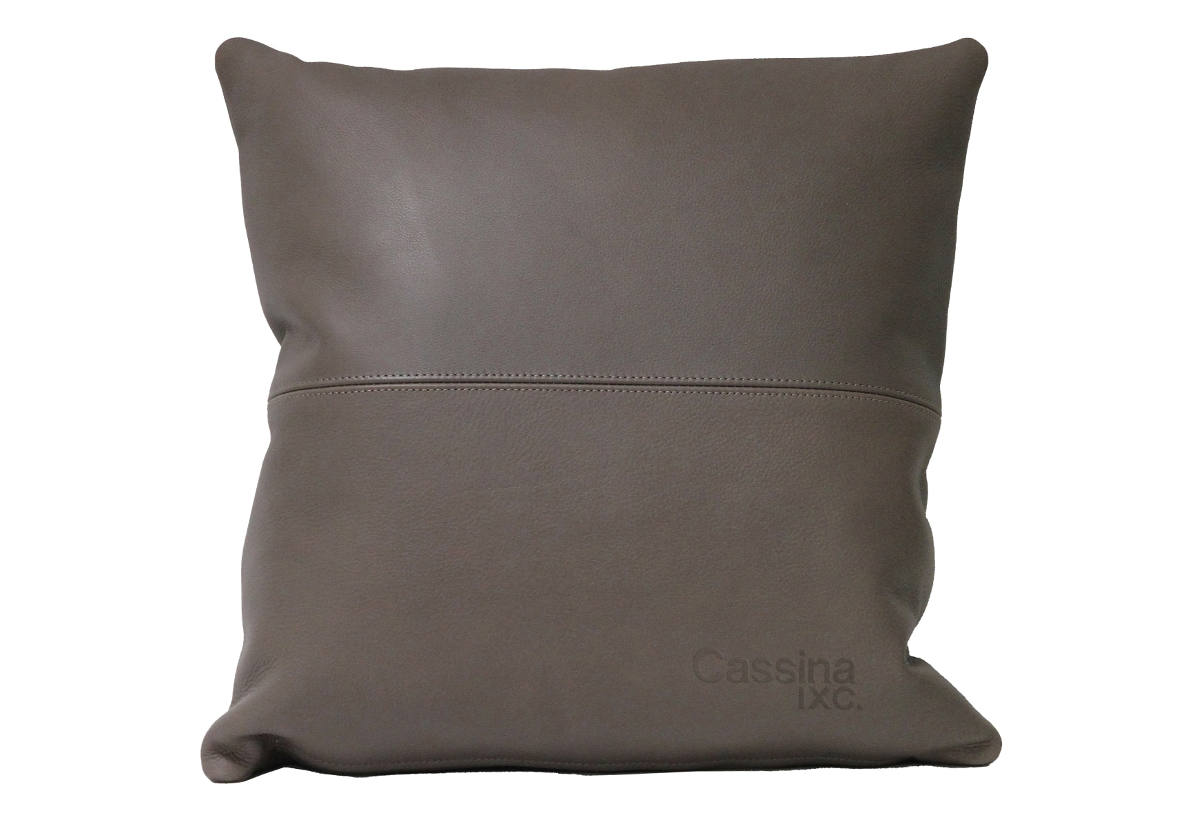 カッシーナ・イクスシー レザークッション FZ革（ロゴあり） グレー