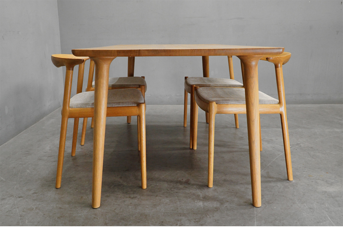 朝日木材加工 BRIDGE ダイニングセット 買取｜木の温もりを感じる人気