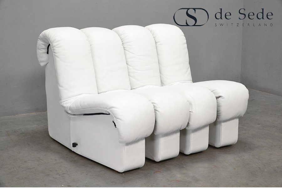 de sede(デセデ) DS-600 スネークソファ4連 IDC大塚家具 mobilia