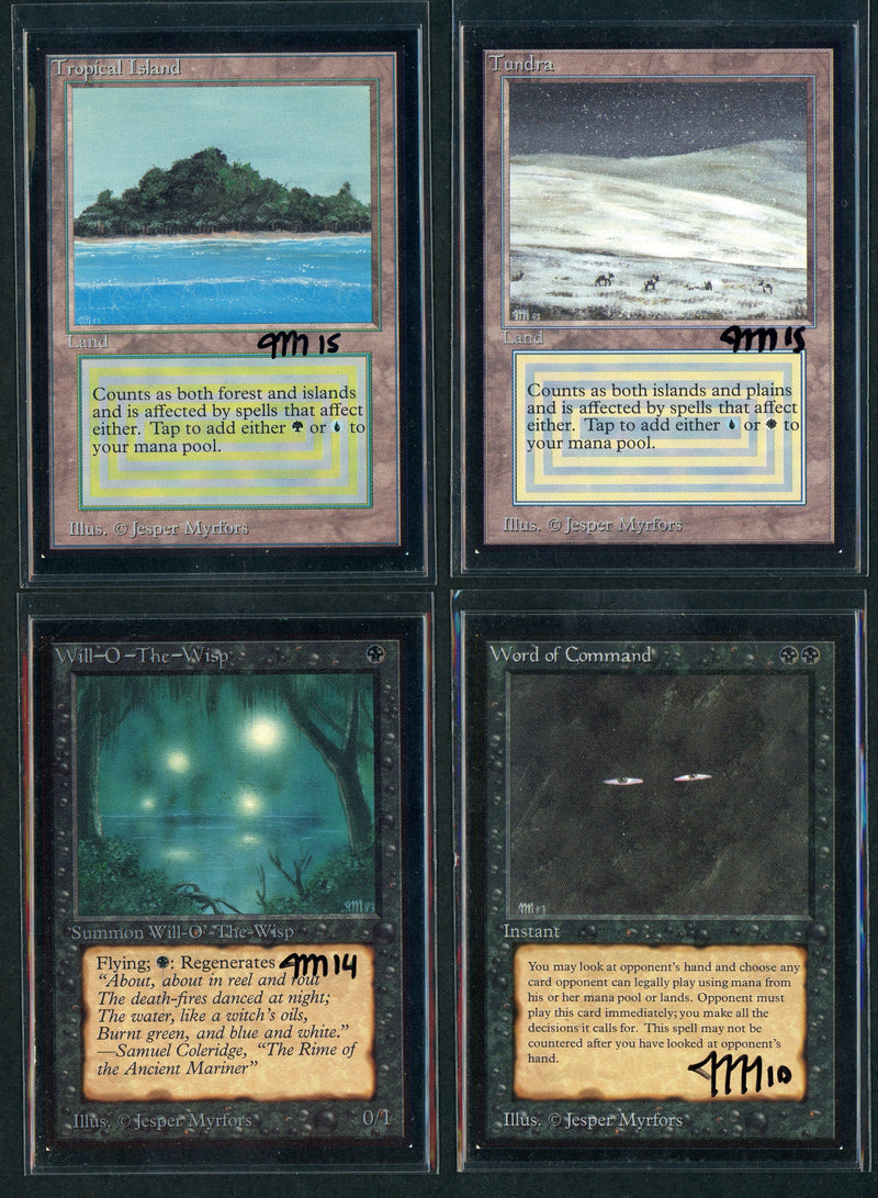 Jesper Myrfors Complete Set - Painted - Artist Proof Beta Edition