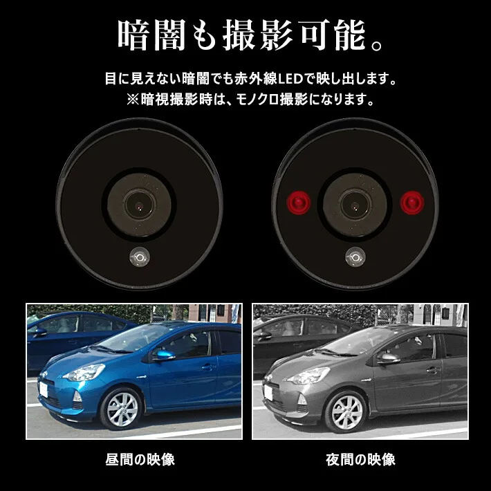 撮影範囲が広い 200万画素 防犯カメラ 防雨 ホワイト色 SX-200w-wide