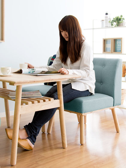 4人用 ナチュラルダイニング calm(カーム) テーブル単体 | 家具