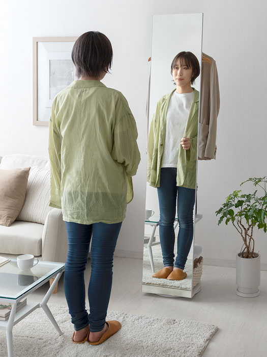 収納付きスタンドミラー SOFIA(ソフィア) | 家具・インテリア通販
