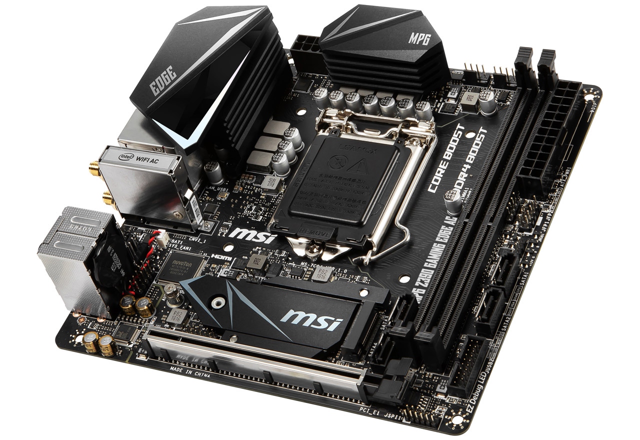 MPG Z390I GAMING EDGE AC | MSI マザーボード Intel Z390チップセット