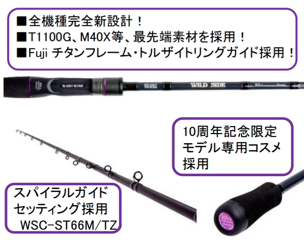 レジットデザイン ワイルドサイド10周年記念限定モデル