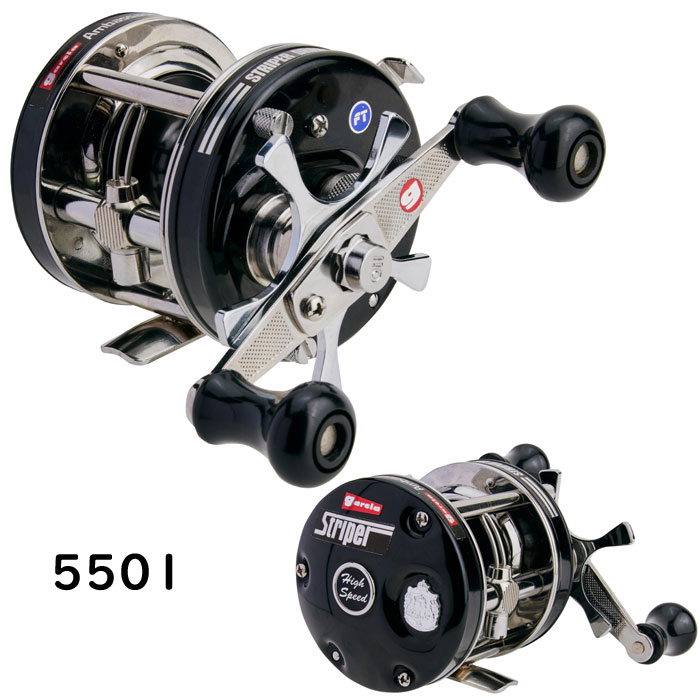 アブガルシア アンバサダー 5500/5501 ストライパーブラック - 【バス