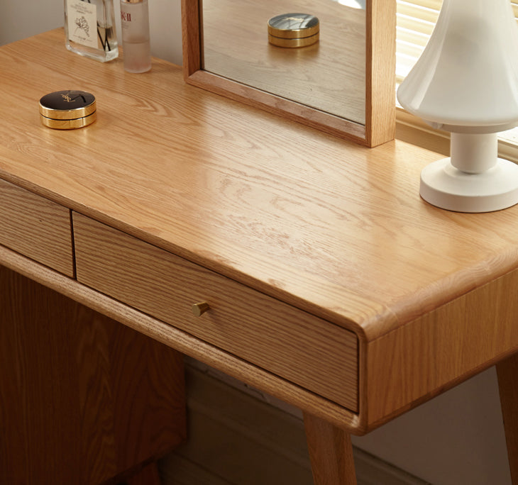 幅90 ドレッサーデスク 鏡台 伸長調節自由 鏡無し y84d01 オシャレ部屋必見