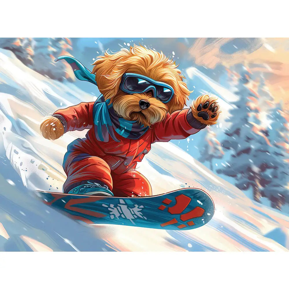 Snowboarder Jigsaw Puzzle | Bits and Pieces