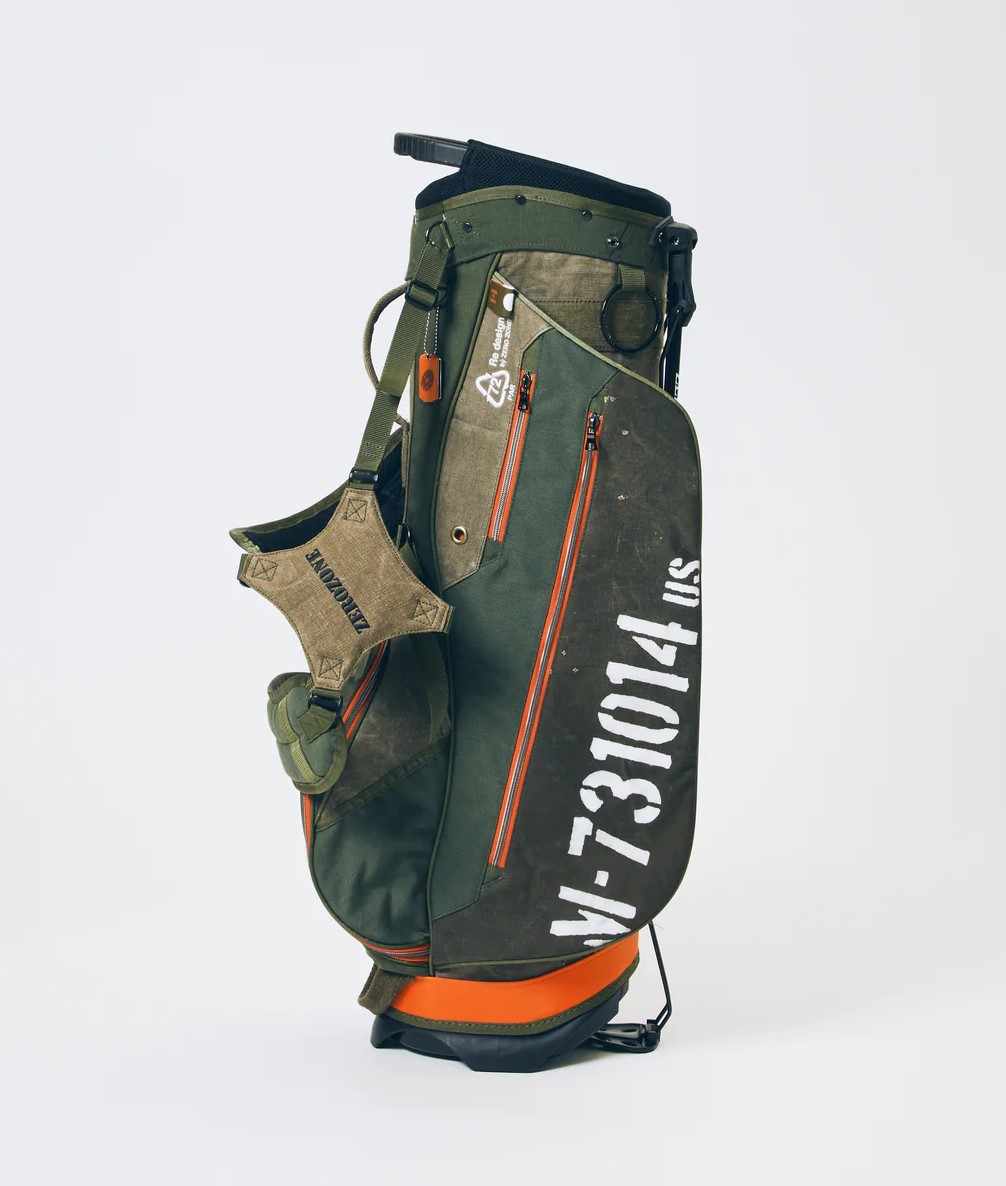 ZEROZONE ゼロゾーン スタンド型キャディバッグ カーキ ST-03 商品詳細