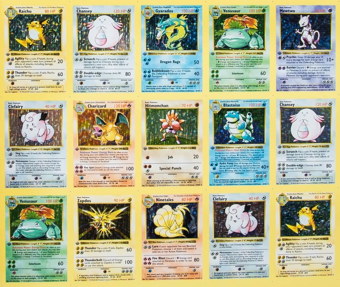 現在約390万円！「ポケモンカード」1999年初版アンカットシートが