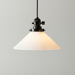 レトロ風 ペンダントライト・乳白ガラス｜照明のライティングファクトリー