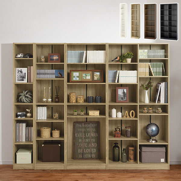 木製ラック ハイタイプ本棚 オープン 本棚 ラック おしゃれ ぼん家具