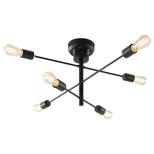 シーリングライト 6灯 シャンデリア 照明 ライト おしゃれ ぼん家具