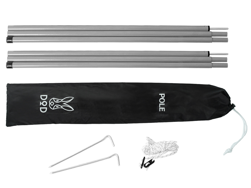 テント・タープポール（グレー） XP-01 - DOD（ディーオーディー