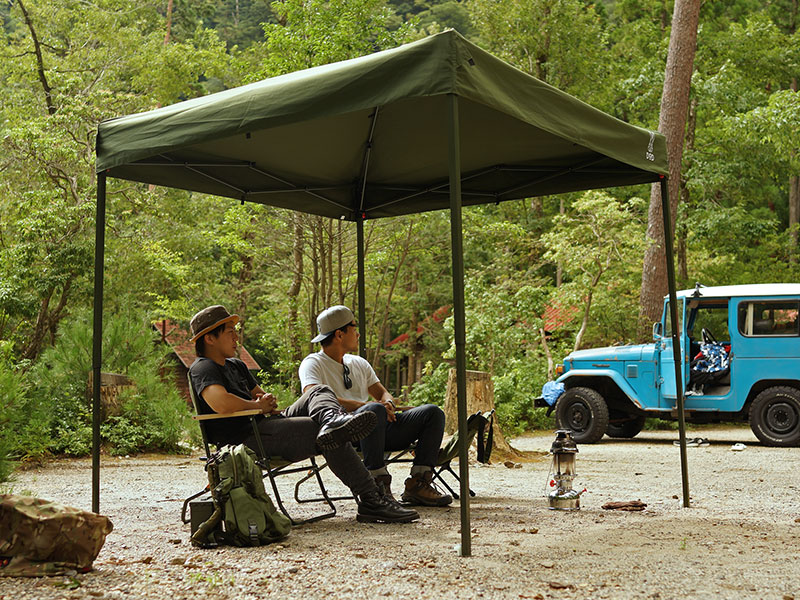 販売終了】TCワンタッチタープM（カーキ） TT5-676-KH - DOD