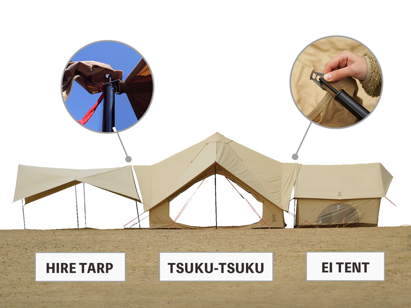 ツクツクベース（カーキ） T8-780-KH - DOD（ディーオーディー）【公式