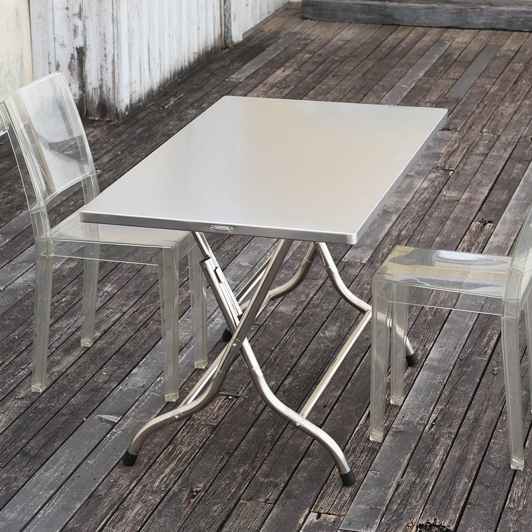 DULTON ONLINE SHOP | STAINLESS FOLDING TABLE 1200×700(1200×700): 家具