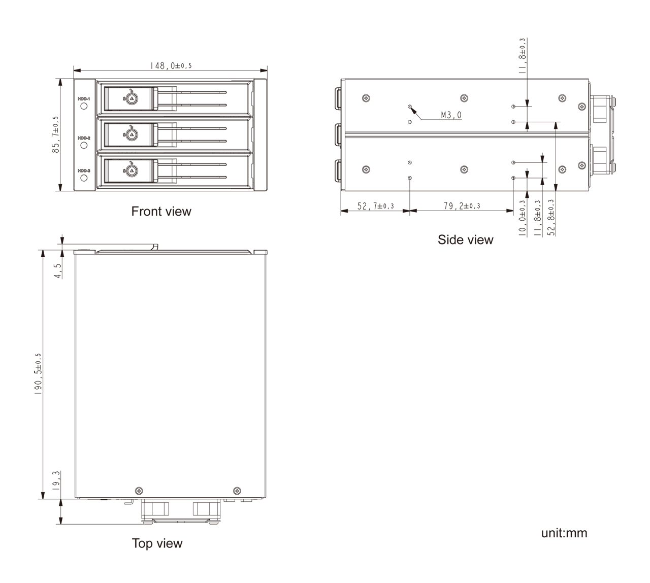 ENERMAX 3.5インチHDD用5.25インチベイ内蔵型ラック EMK5301