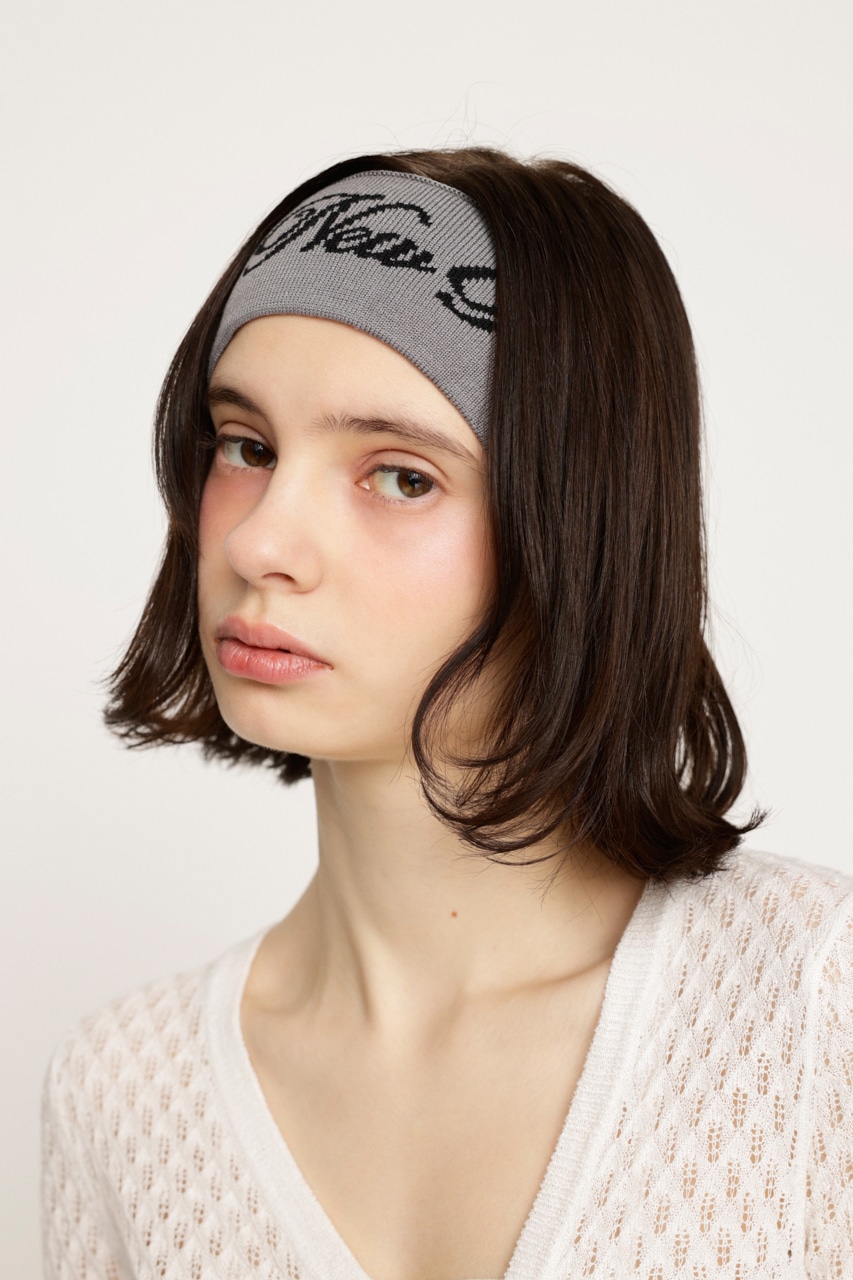 SLY | LOGO KNIT HAIR BAND (ヘアアクセサリー ) |SHEL'TTER WEBSTORE