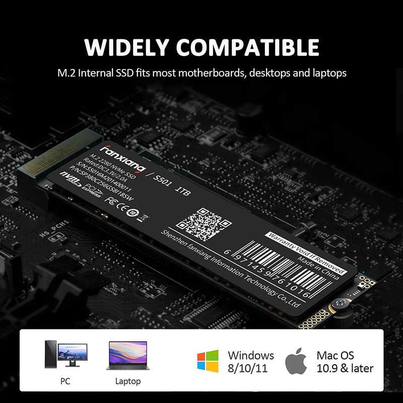 FanXiang S501 SSD: PCIe 3.0 NVMe High-Speed Storage