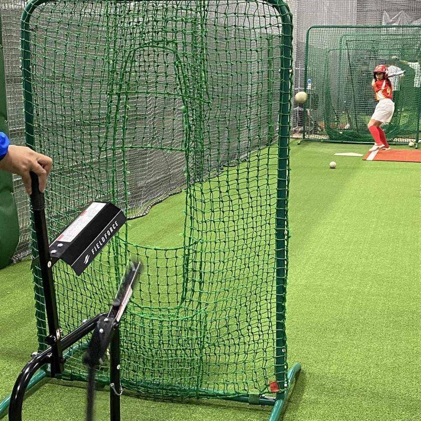 手動式小型ピッチングマシン ソフトボール用ハンドセット｜FKAM-500STH