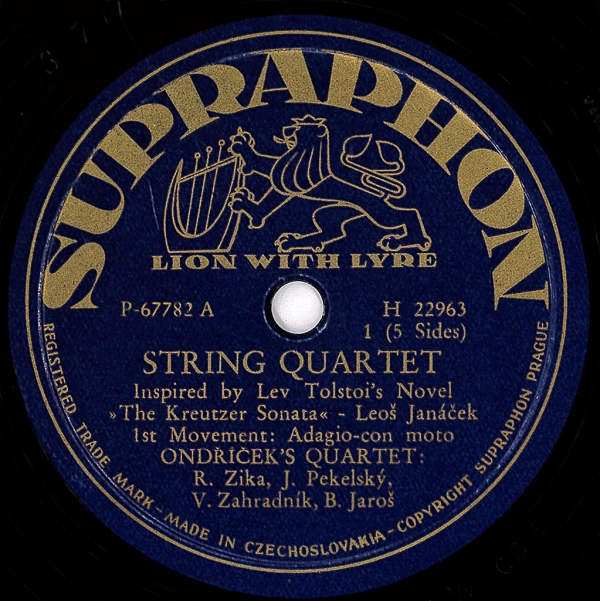 弦楽四重奏団のSPレコードあれこれ