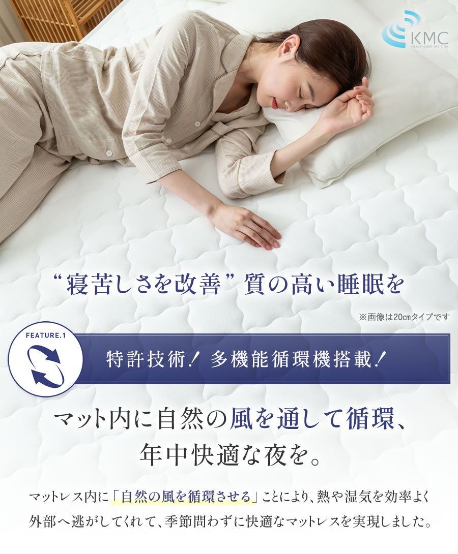 多機能マットレス TECOREA/テコリア シングル97×195cm(cm) 厚さ：6cm