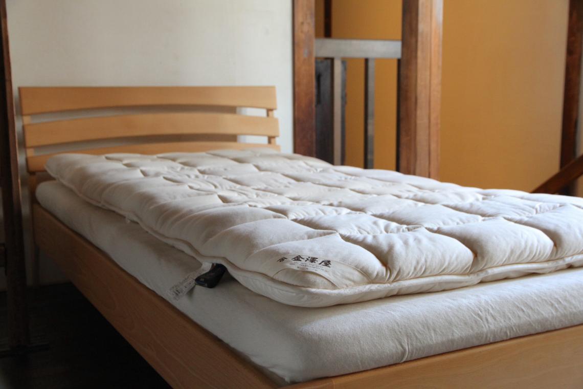 日本製厚手ウールベッドパッド シングル‐商品詳細ページ｜金澤屋