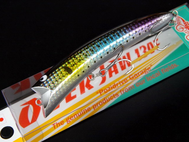 ポジドライブガレージ オーバージョー130F 130mm/28g【シーバスルアー