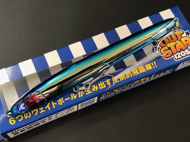 ブルーブルー（BlueBlue） アウトスター120S 120mm/20g 【シーバス