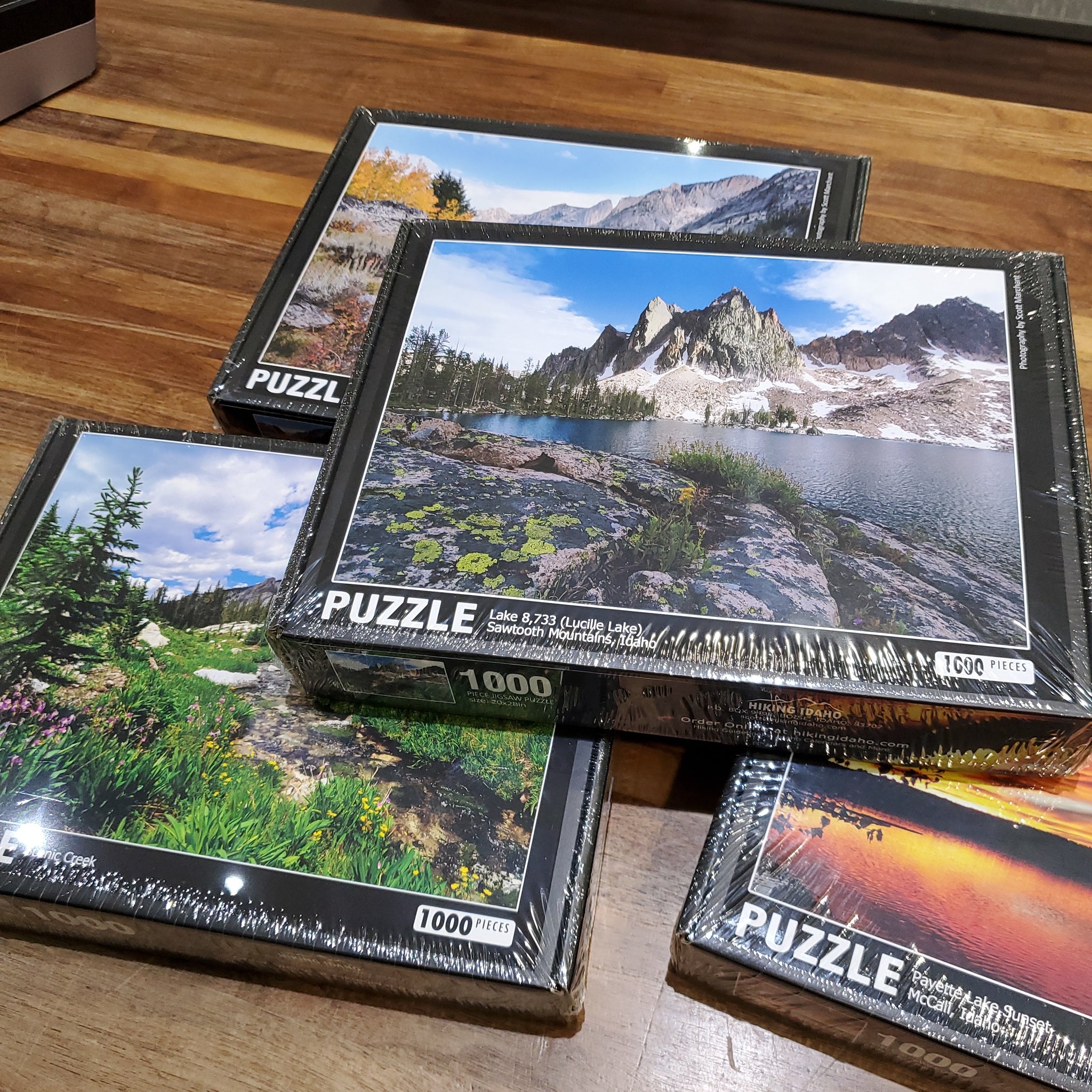 Hiking Idaho 1000 Piece Assorted Styles Puzzles – Handmade Idaho