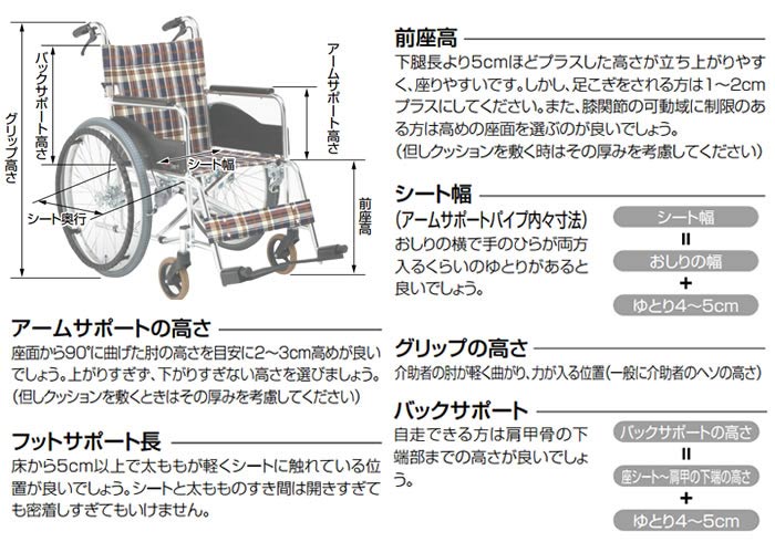 松永製作所】スタンダードタイプ AR-101 ｜車いすの格安通販【車椅子卸