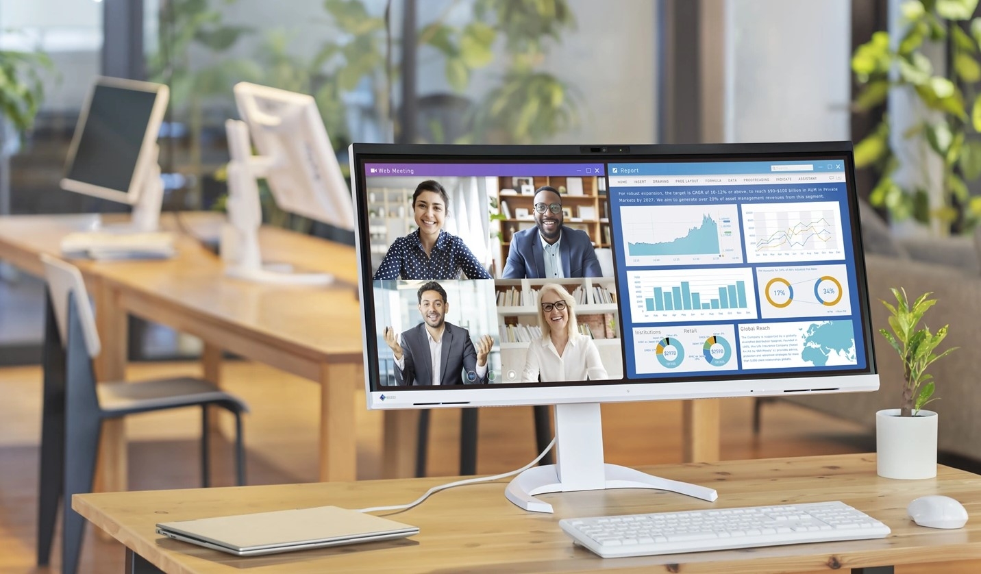 It Supplies - EIZO FlexScan EV3450XC-BK 34.1