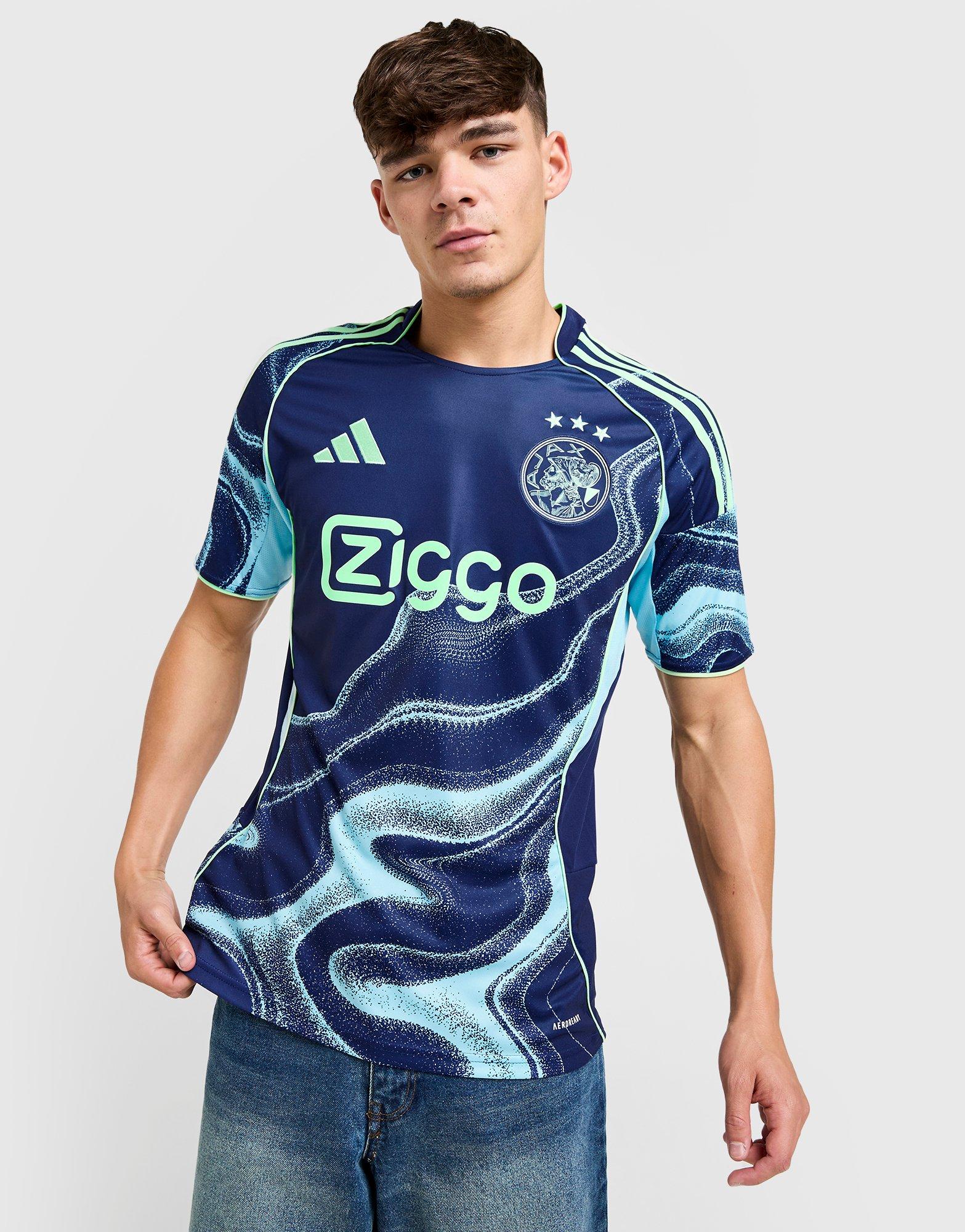 Blue adidas AFC Ajax 2025/26 Away Shirt - JD Sports Malaysia
