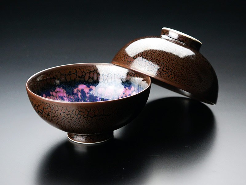 有田焼】夫婦茶碗 花筏