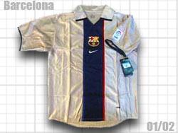 バルセロナ NIKE ユニフォームショップ 2001－2002 Barcelona Home